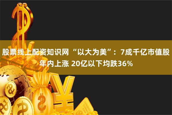 股票线上配资知识网 “以大为美”：7成千亿市值股年内上涨 20亿以下均跌36%